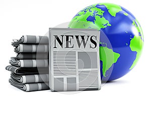 World and newspapers