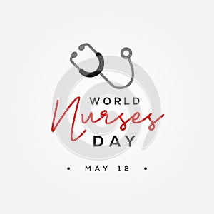 World Nurses Day Vector Design Illustration