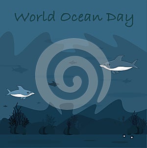 World ocean day and protect enviromental.