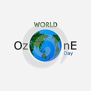 World ozone day vector illustration design