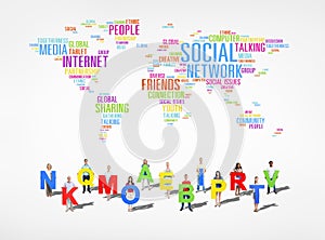 World People with Social Networking Concept