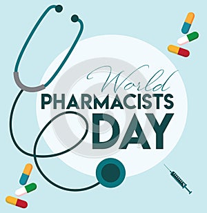 World Pharmacists Day vector template