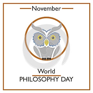 World Philosophy Day. November