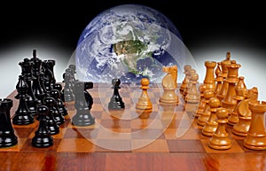 World politics as a chess game photo
