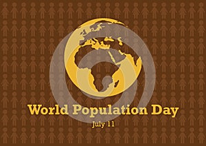 World Population Day vector