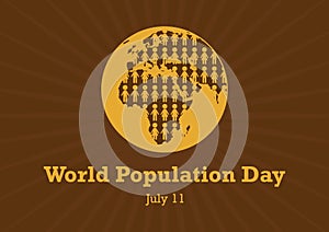 World Population Day vector