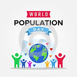 World Population Day Vector Design Illustration For Celebrate Moment