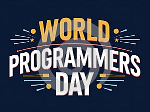 World Programmers Day Celebratory Design