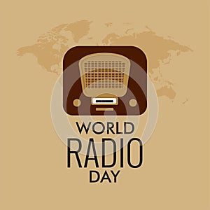 world radio day social media post template