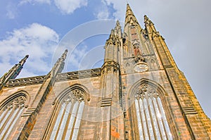 World recognised Architecture style in capital Edinburgh, Scotland