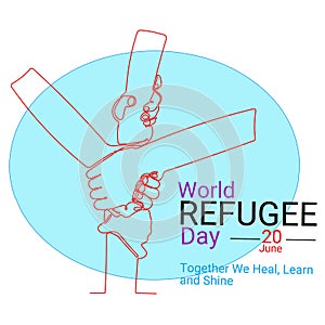 World Refugee Day, Together We Heal, learn and Shine