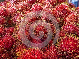 World`s abundance. Fruits and vegetables market in the Chinese district in Ne York, United States of America.