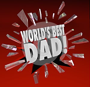 World's Best Dad Parenting Award Honor Top Father