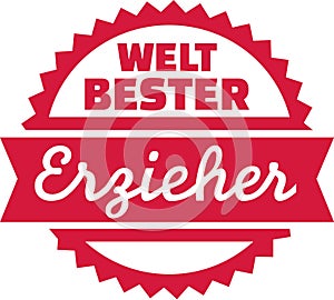 World`s best educator - german photo