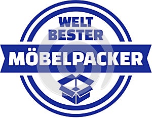 World`s best mover german button