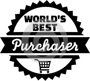 World's best purchaser button