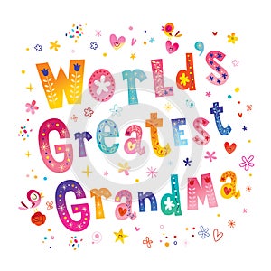 World`s greatest grandma photo