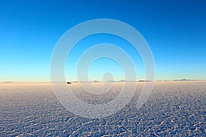 The world`s largest salt flat, Salar de Uyuni