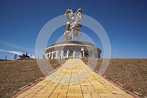 The world's largest statue of Chinghis Khan