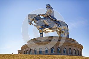 The world's largest statue of Chinghis Khan