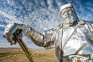 The world's largest statue of Genghis Khan photo