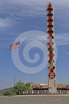 World's largest thermometer
