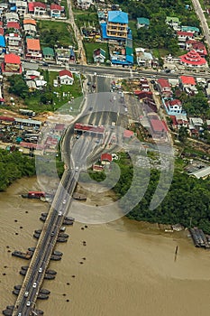 The world\'s longest movable vehicular pontoon bridge