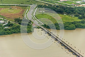 The world\'s longest movable vehicular pontoon bridge