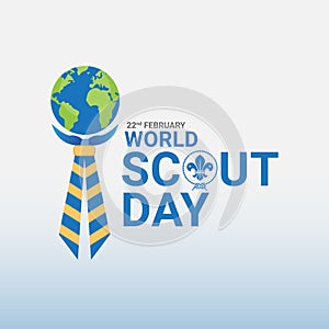 World Scout Day illustration banner