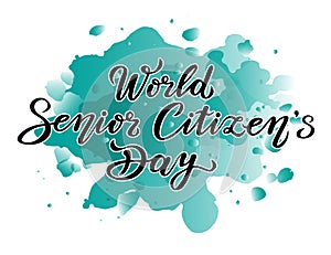 World senior citizens day