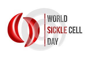 World Sickle Cell Day. Sickle cell disease awareness.