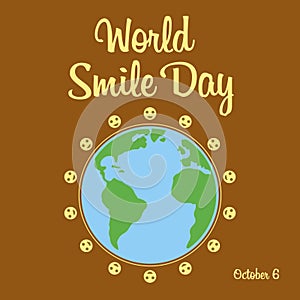 World Smile Day Background.
