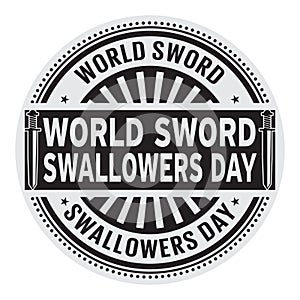 World Sword Swallowers Day