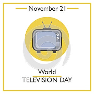 World Television Day. November 21