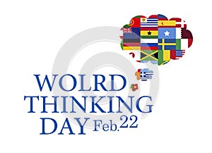 World thinking day, February 22