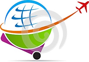 World tours and travel logo