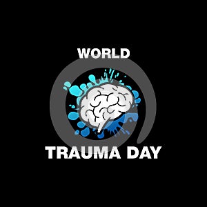 World Trauma Day design vector.