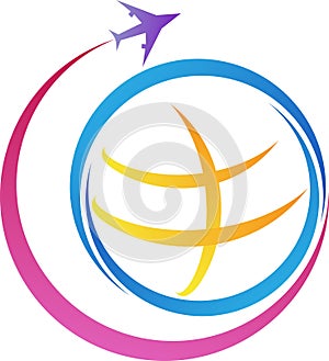 World travel logo