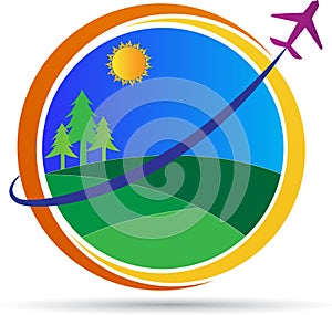 World travel logo