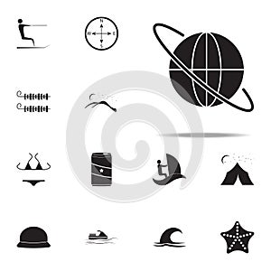 world trip icon. summer pleasure icons universal set for web and mobile