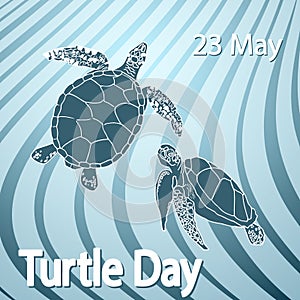World Turtle Day concept
