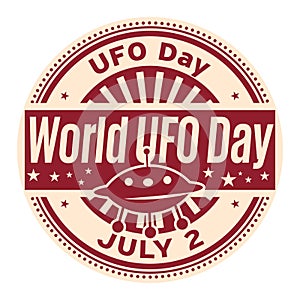 World UFO Day stamp