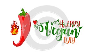World Vegetarian Day ironic concept