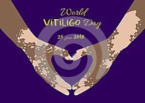 World Vitiligo day poster