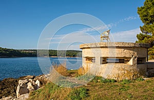 World War 2 Bunker in Medulin, Croatia 8a