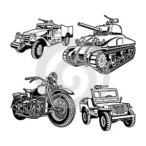 World War 2 Military Vehicles of The United States