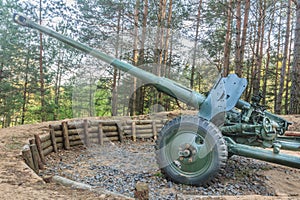 World War 2 obsolete gun in Belarus