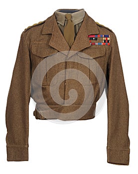 World War 2 cavalry officer's uniform WW11 photo