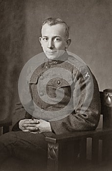 World War I Army Soldier photo