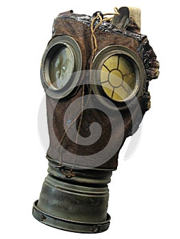 World War I vintage gas mask